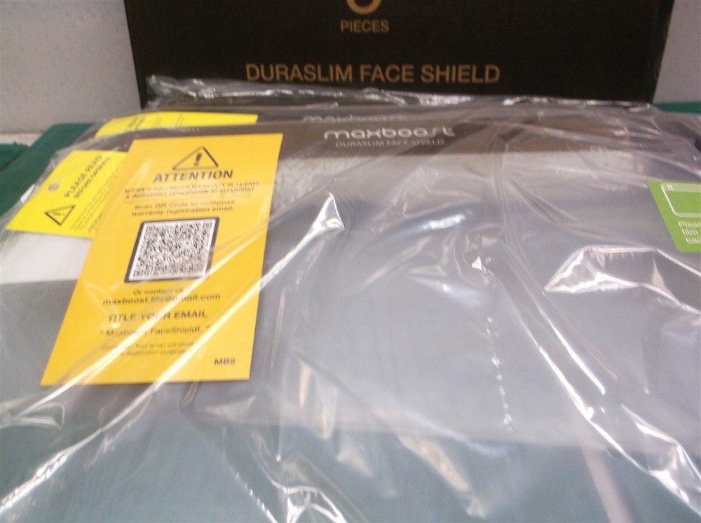MAXBOOST PROTECTIVE FACE SHIELD – 3 PACK