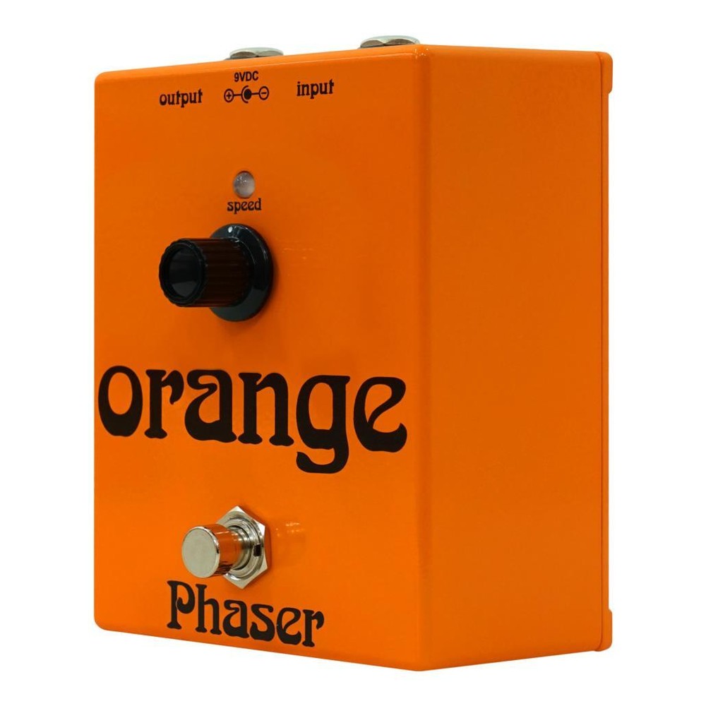 Orange Phaser Guitar Effect Pedal