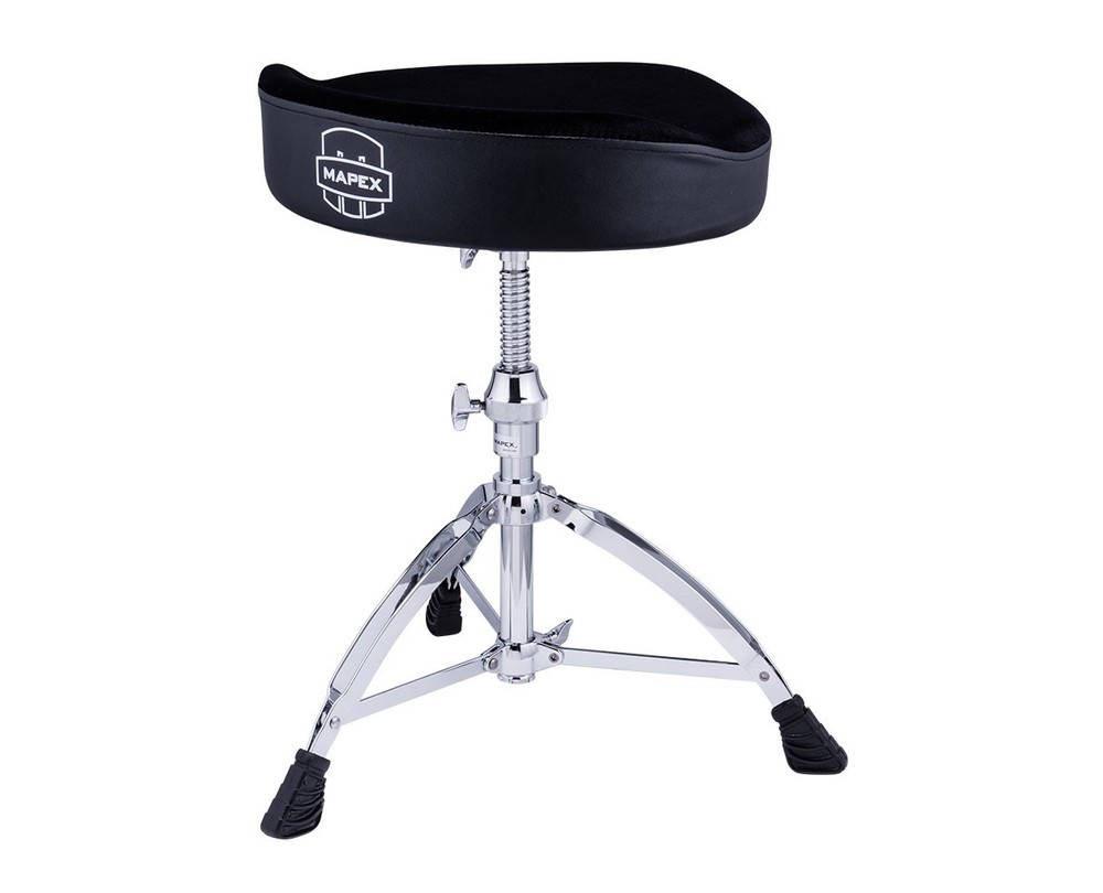 Mapex Saddle Style Drum Throne w/Black Cloth Top
