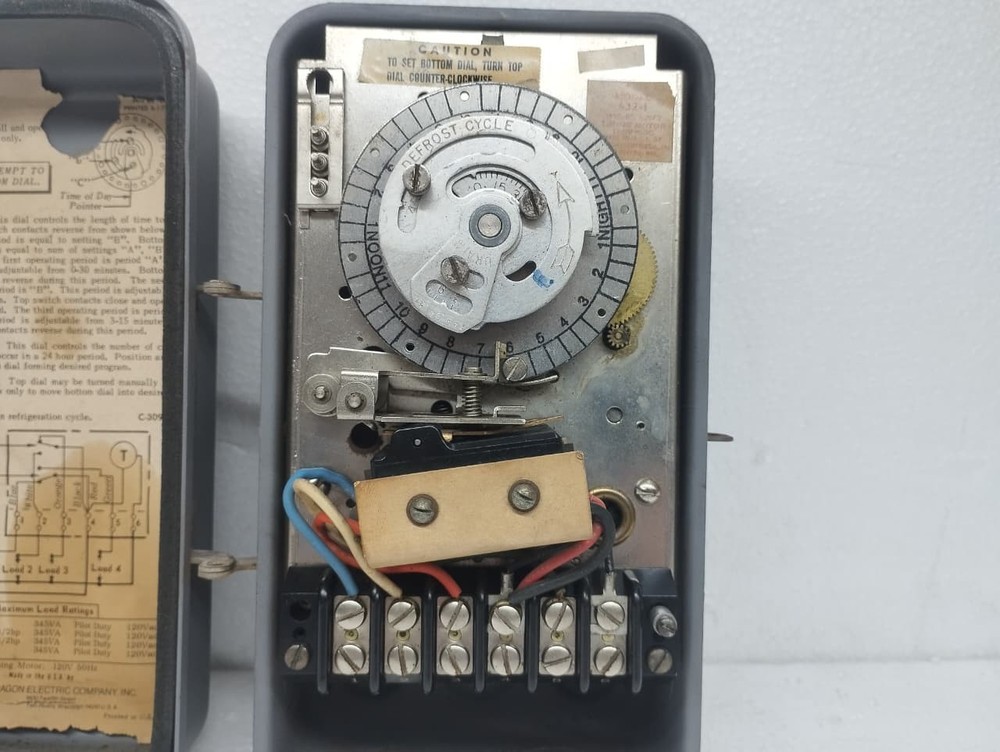 PARAGON 632-1 Defrost Control Timer 120VAC USED