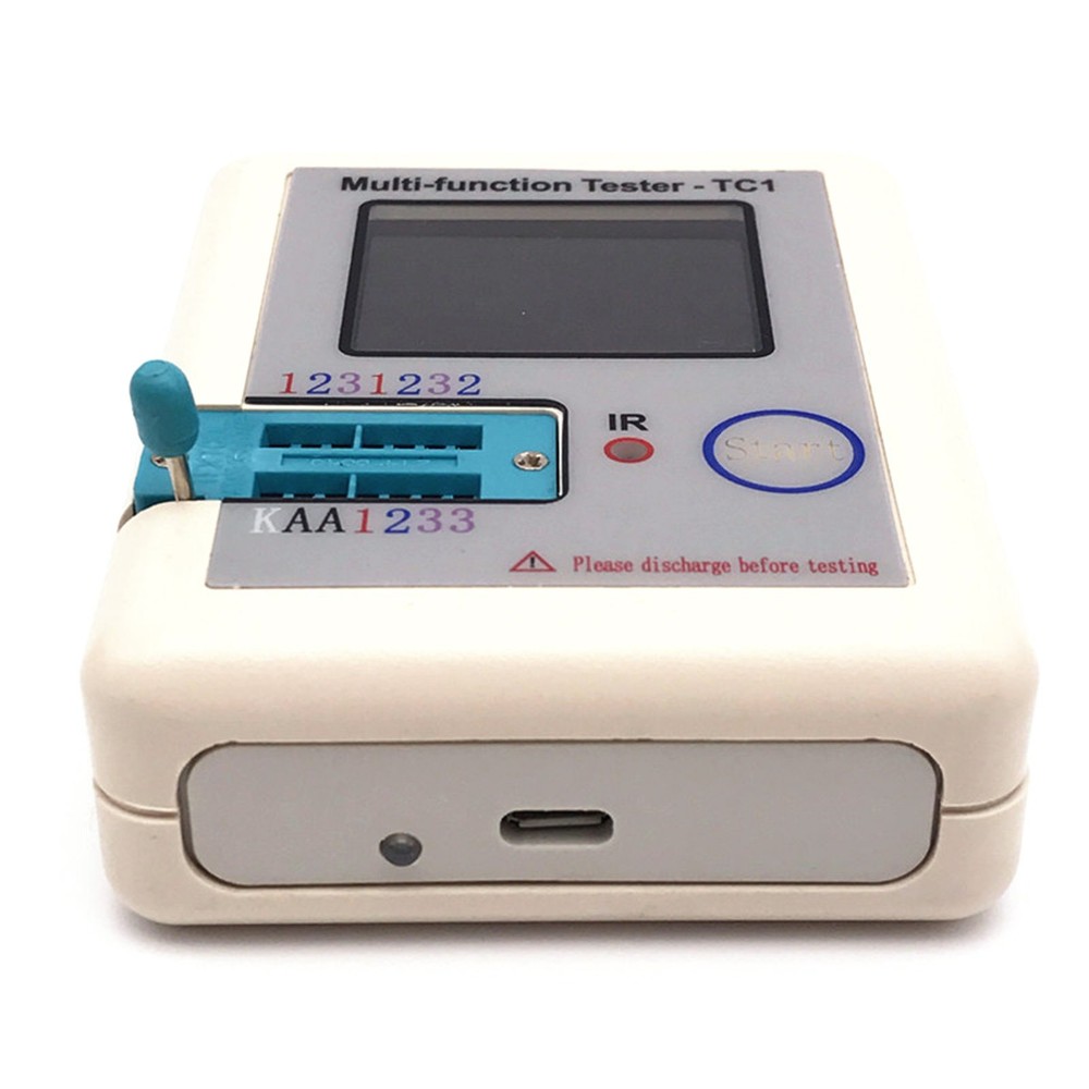 LCR-TC1 Color Display Transistor Meter Tester for Diode Triode Capacitor Tool
