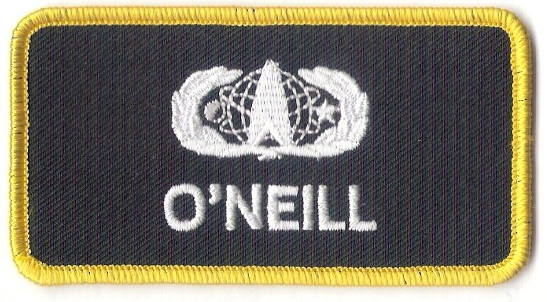 STARGATE O'NEILL VEL-KRO NAME PATCH - SGONEILLv