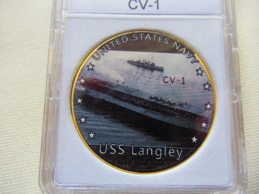 US NAVY - USS Langley (CV-1) Challenge Coin
