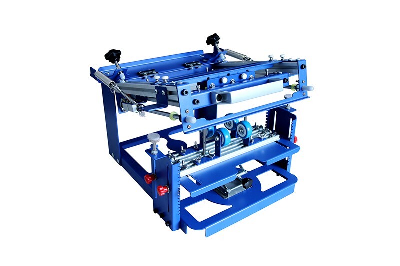 6''Cylindrical Screen Printing Press Curved DIY Screen Printer for Plastic Glass