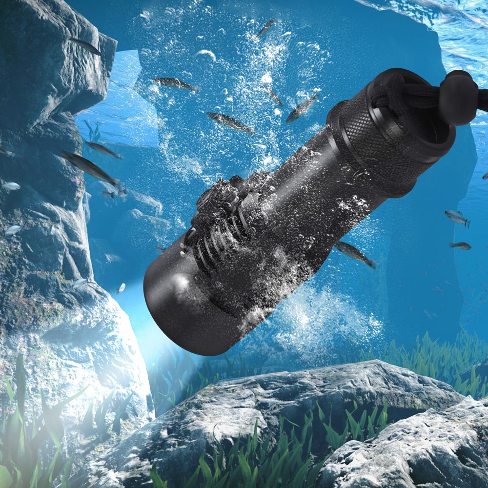 Professional Diving Light LED Waterproof Dive Scuba Lamp Underwater Flashlight