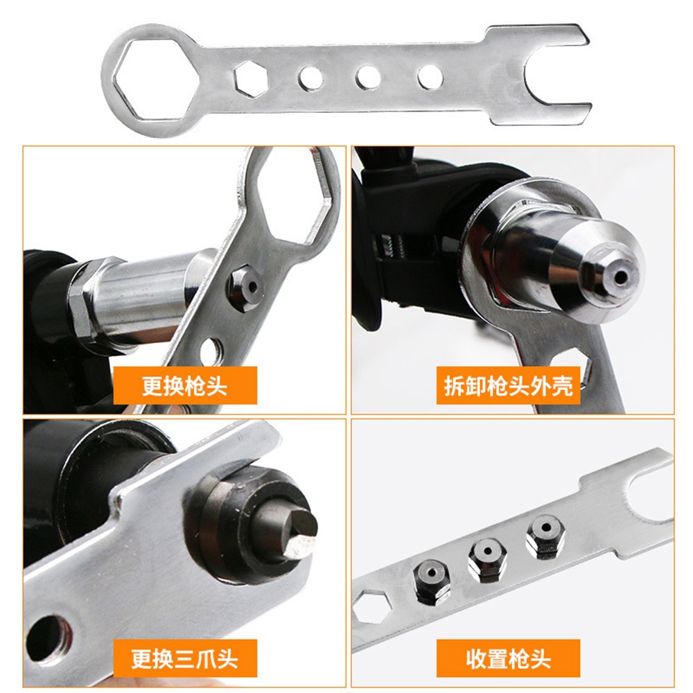 Pop Adapter Riveting Riveter Cordless Drill Electric Rivet Nut Gun Insert Tool ๑