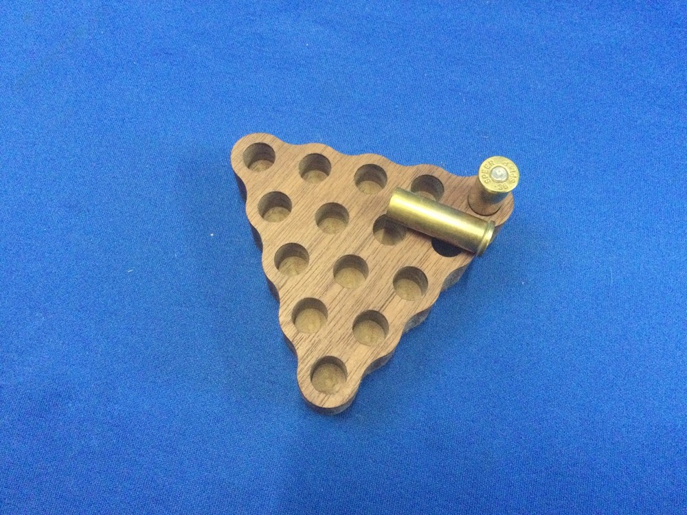 RSM Firearms Shell Game 38 Traditional Triangle Peg Solitaire Game 1-pack