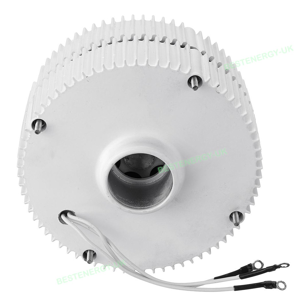 3000W Wind Turbine Permanent Magnet Generator Alternator Motor Kit 12V/24V/48V