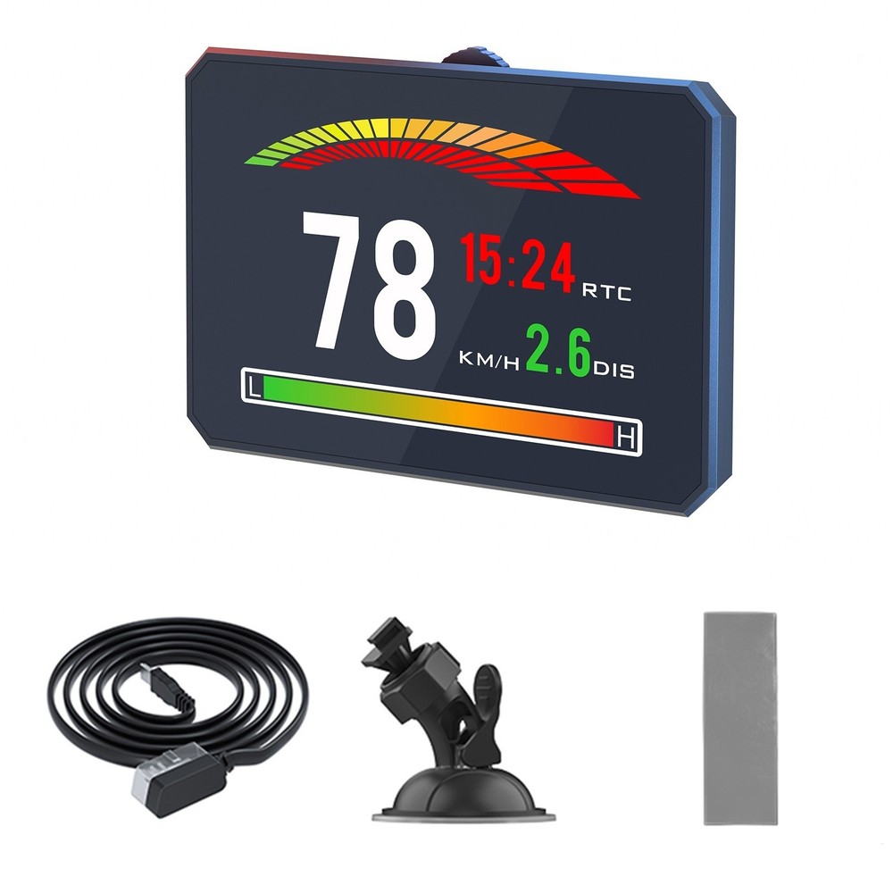 OBD2 Car HUD Head Up Display Speedometer Overspeed Fault Code Reader Scanner