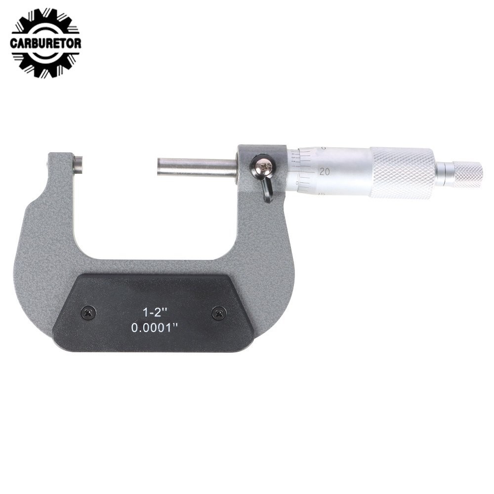 1-2 " .0001" Carbide Tipped Micrometer Outside Micrometer High Precision
