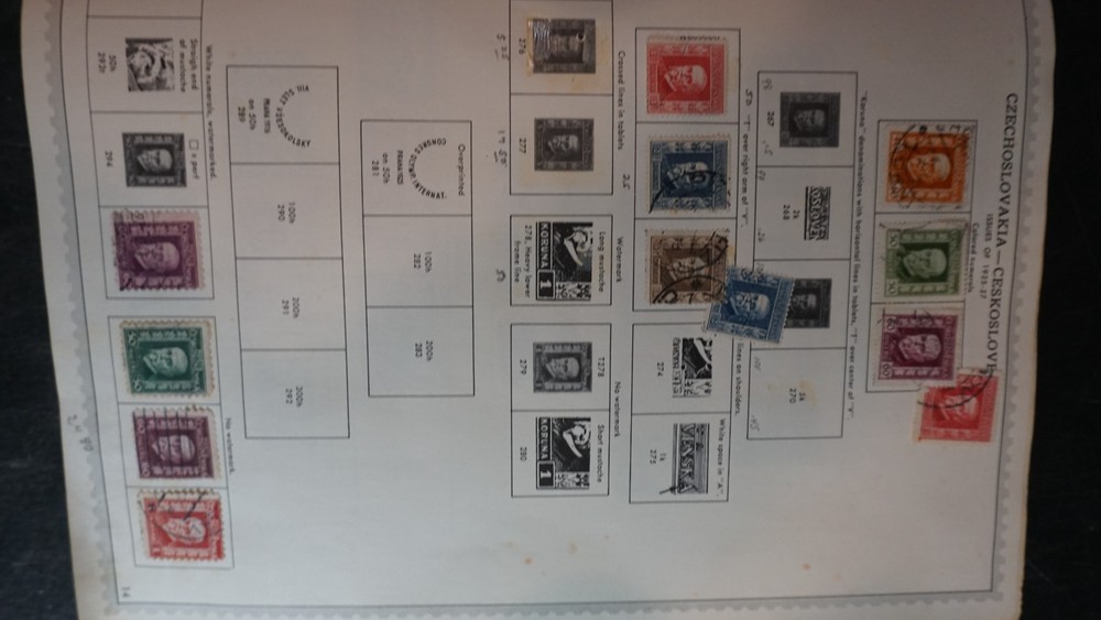 Czechoslovakia nice collection in album