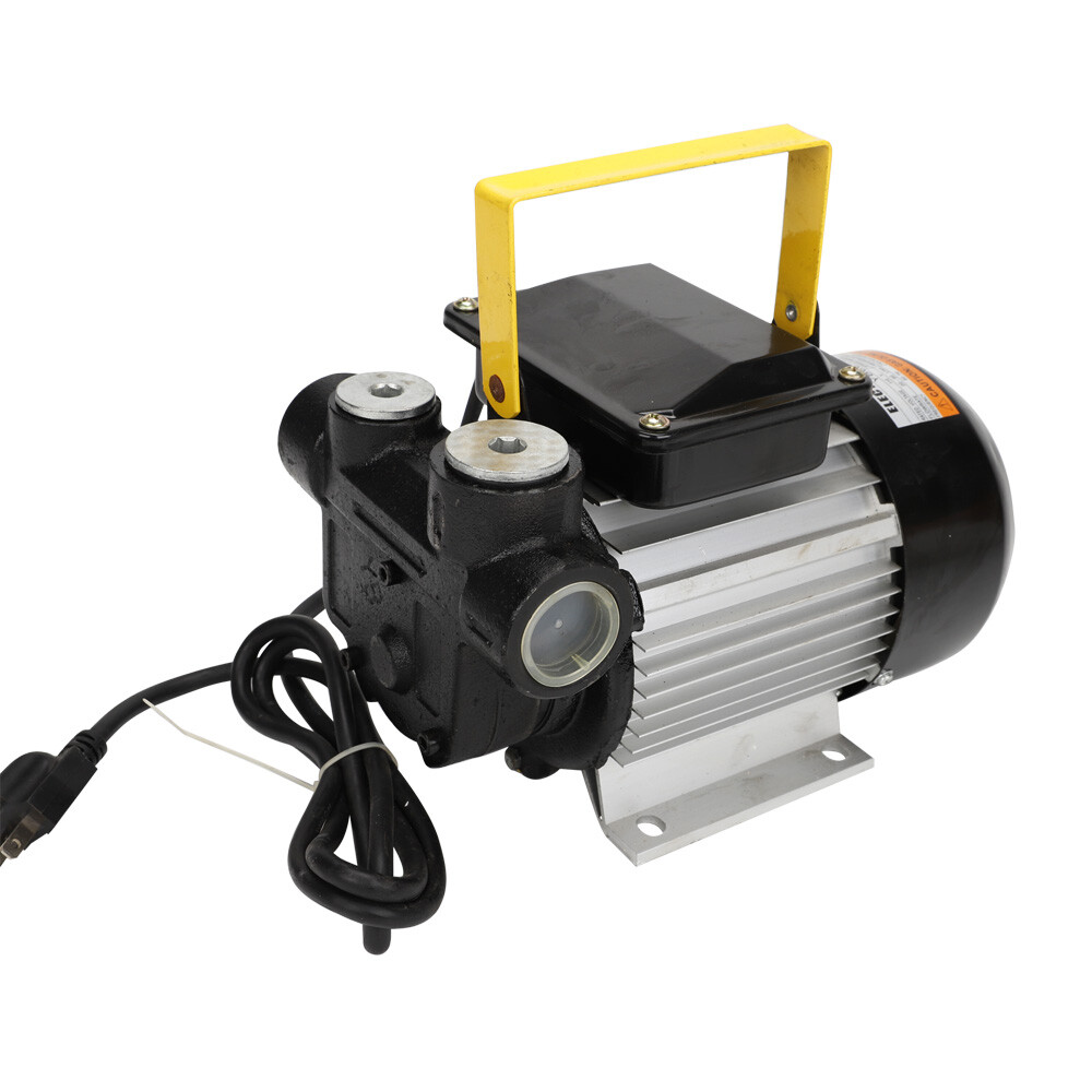 110V AC Self Priming Electric Oil Pump Transfer Fuel Diesel With Aluminum Casing