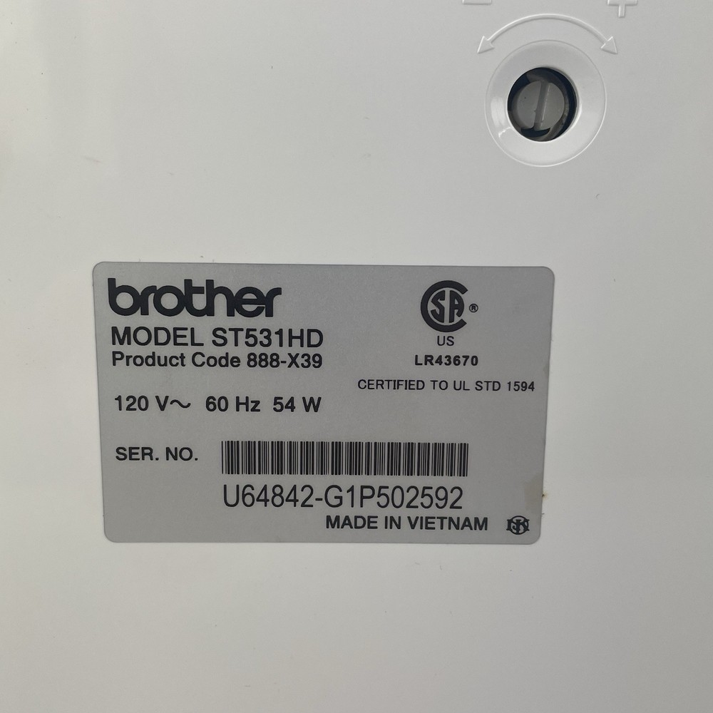 Brother ST531HD Sewing Machine