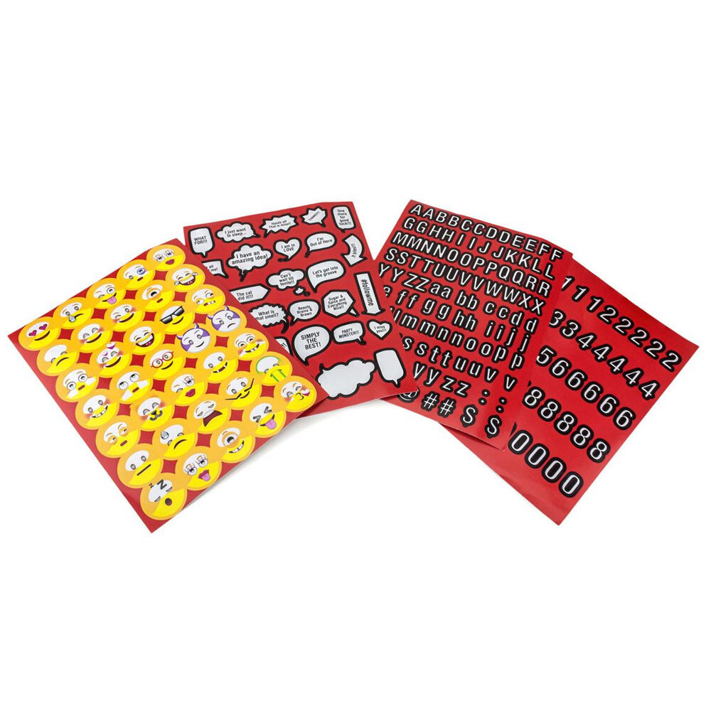 Pack of 10 Freez A Frame Clear Magnetic Pockets (8.5 x 11) + Stickers