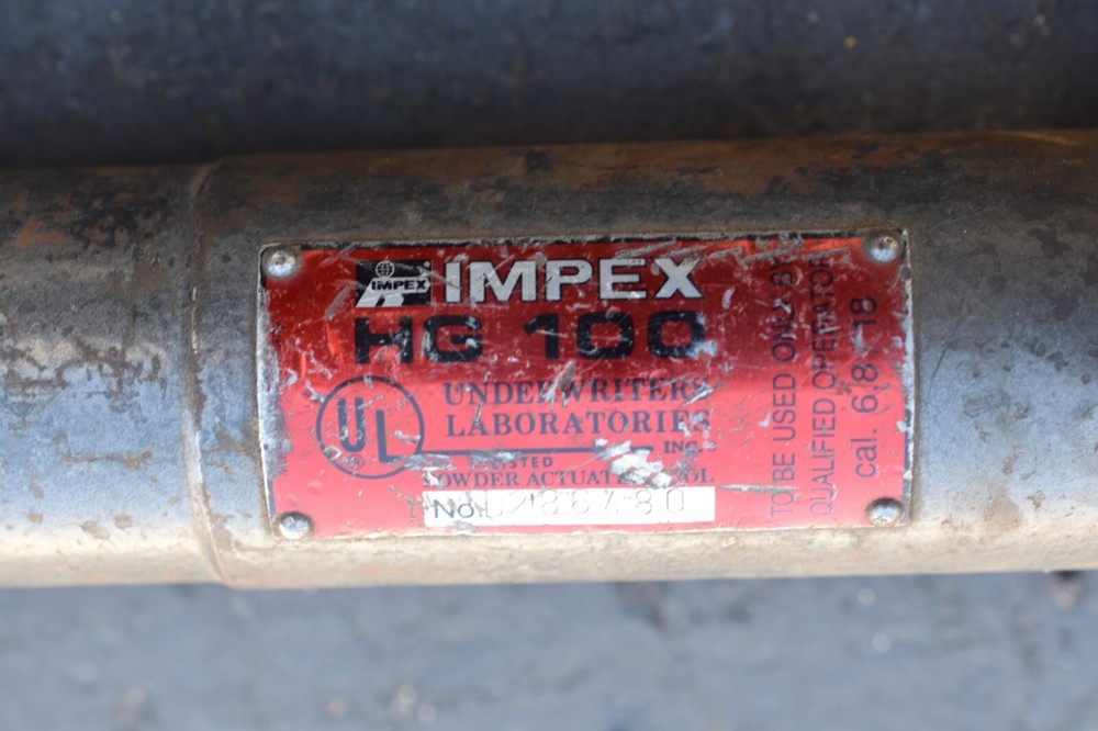 2 pc IMPEX HG 100 powder actuated tool