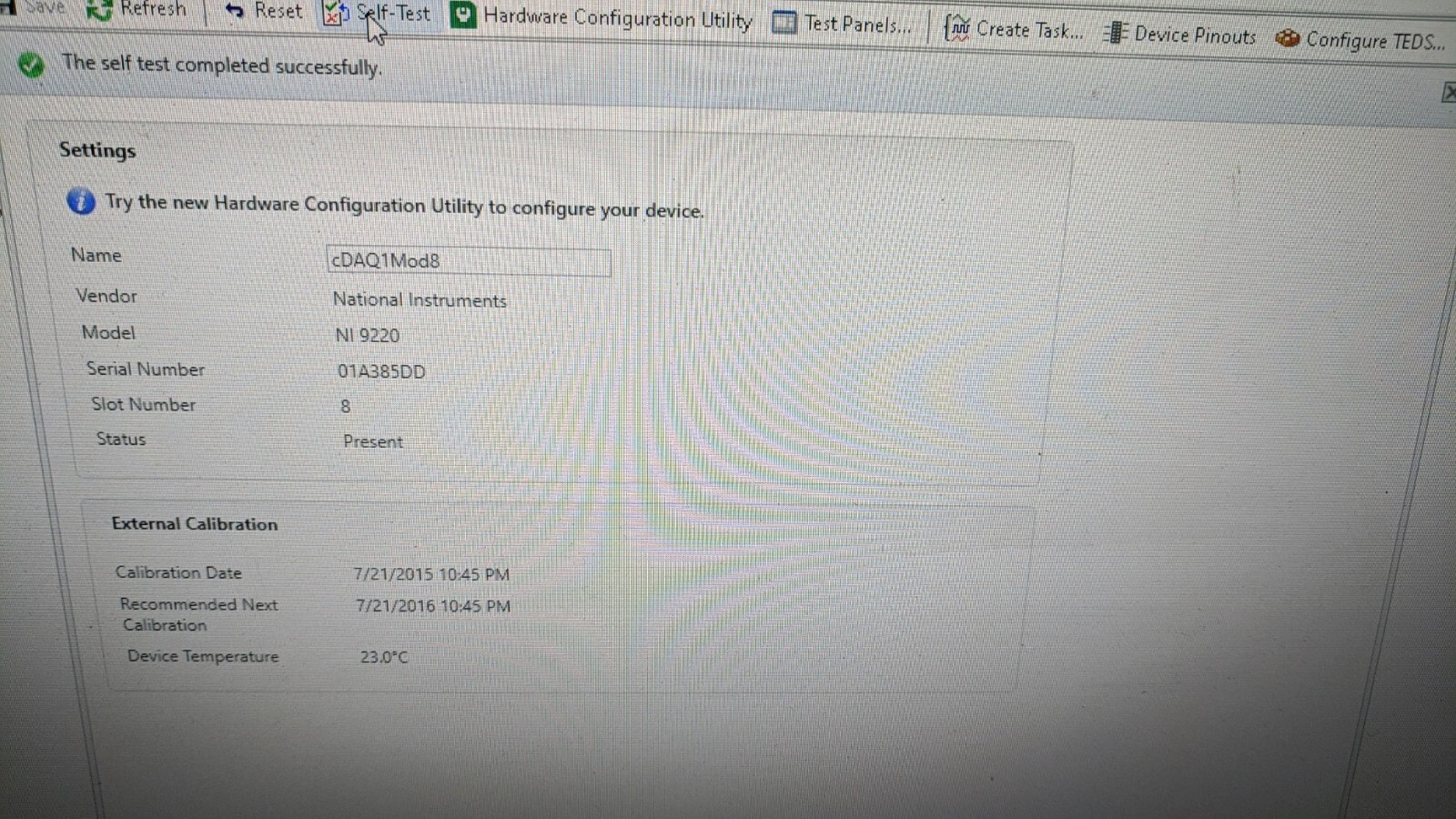 NI 9220 16 AI ±10 V 16 Bit 100 kS/s analog input module CompactDAQ Spring Termin