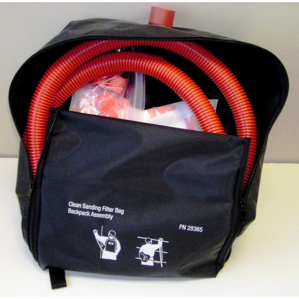 New 3M 28365 CLEAN SANDING FILTER BAG BACKPACK KIT ASSEMBLY