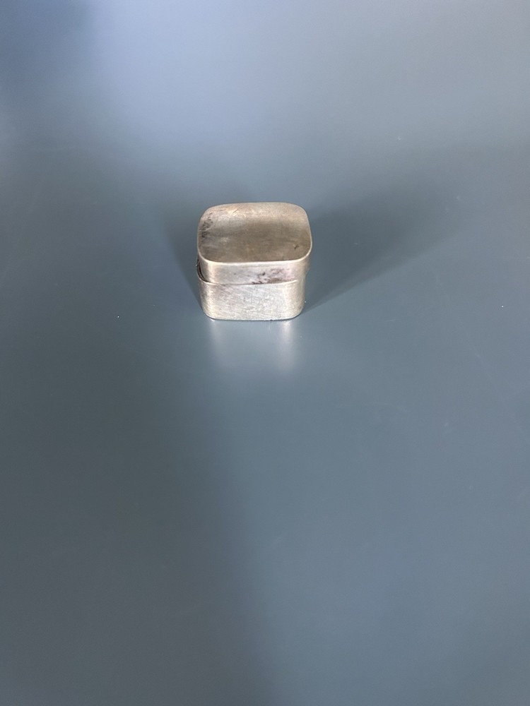 antique 800 silver pill box