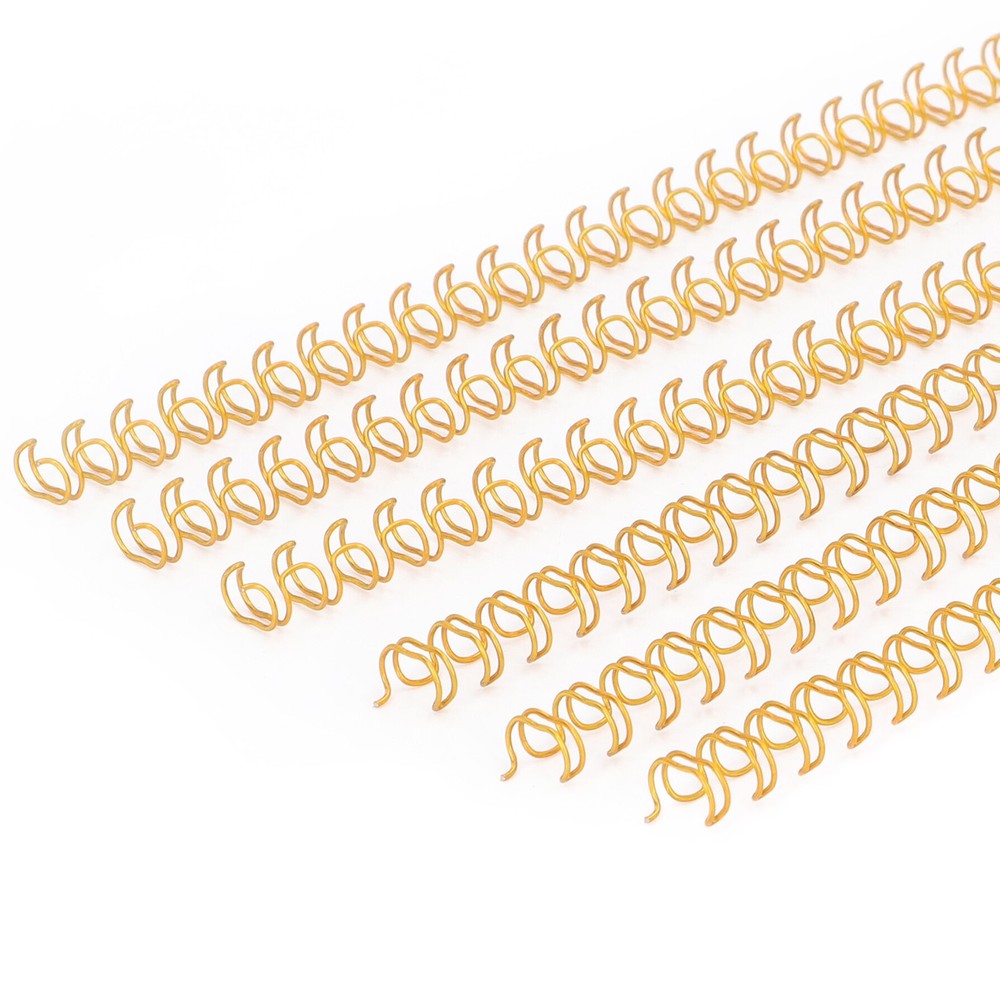 100Pcs Double Loop Wire Binding Spine Durable Set Kit For A4 Paper Popular