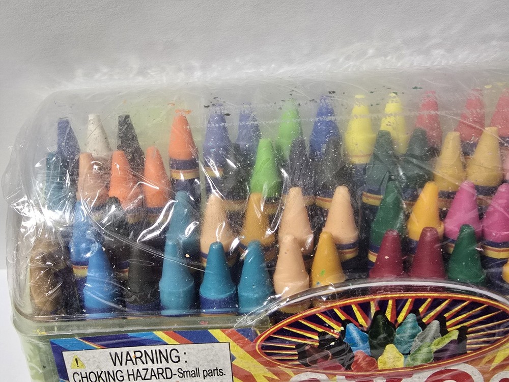 64 Crayons With Sharpener By Greenbriar Sealed In Box
