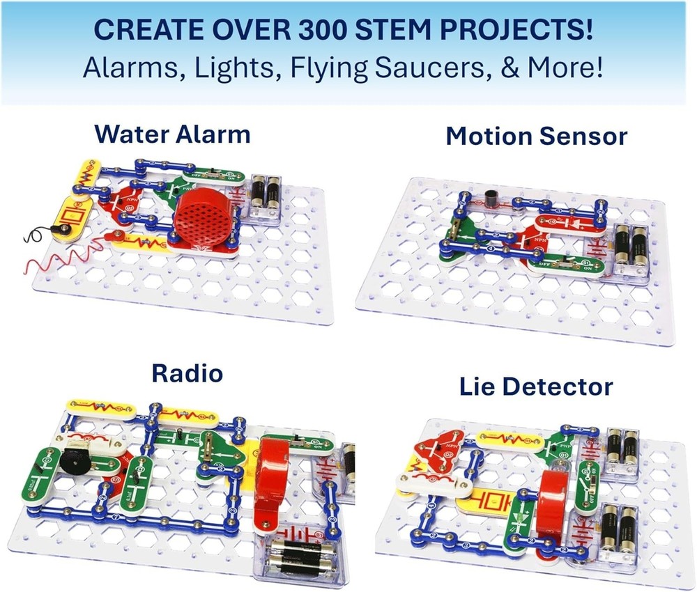 Classic SC-300 Electronics Exploration Kit | Over 300 Projects | Full Color M...