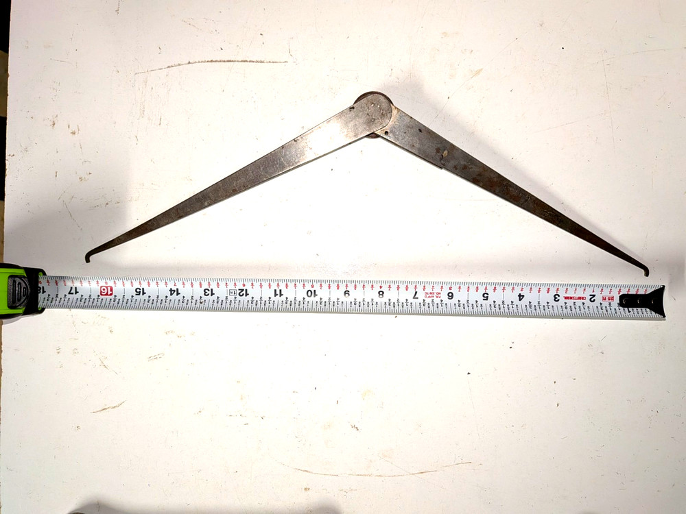 Vintage Spring Joint Outside Caliper - USA Tool
