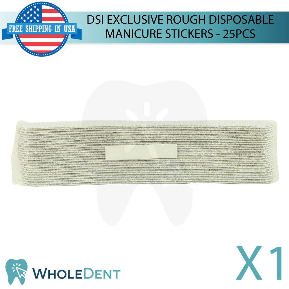 Disposable Rough Manicure Sanding Stickers 25pcs Nail Processing Tool