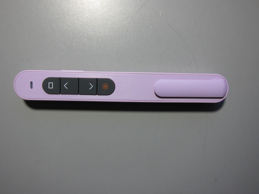 Presentation Clicker Hyperlink Volume Control Wireless Presenter, Pink USB