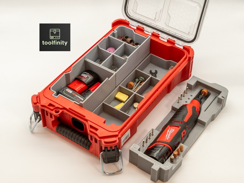 Milwaukee Packout Insert for 2460-20 M12 Rotary Tool (Insert Only)