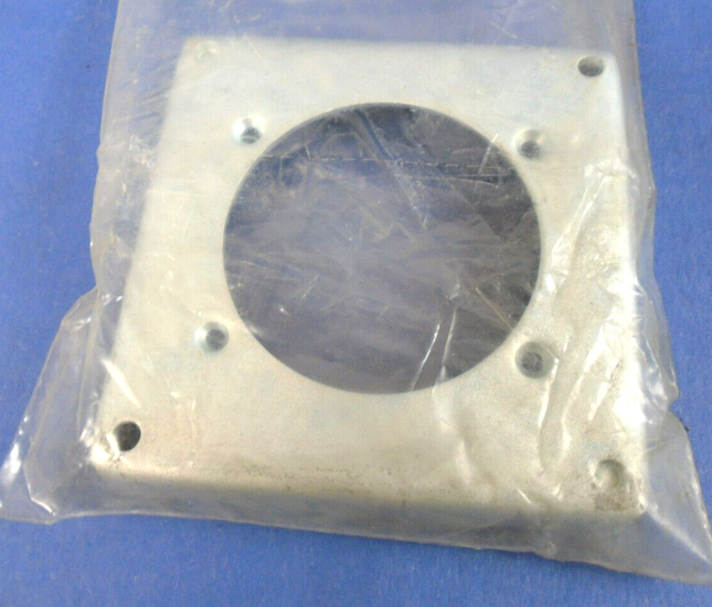 Raco 4" Square Exposed Work Single Receptacle Cover 2-1/4" Diameter