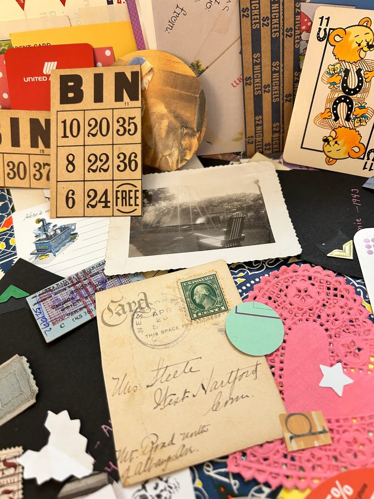 Junk Journal, scrapbooking, Collage Paper Ephemera Kit