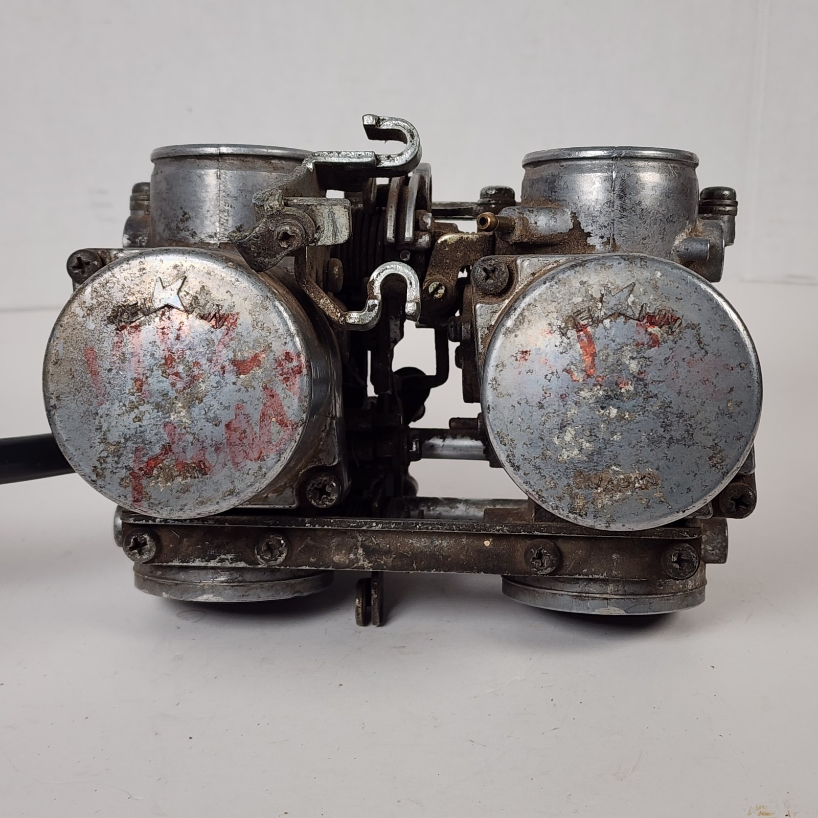 OEM Honda GL500 Silverwing Keihin VB29A Carburetor Set – 1981-1982 Slides Move