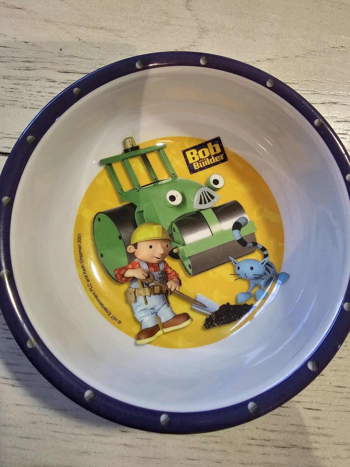 Childrens Melamine Vtg Disney 3 Piece Dinnerware Set