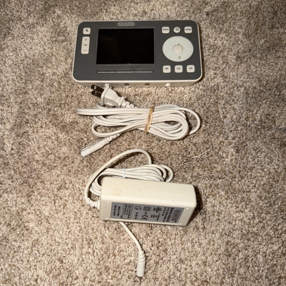 SONOS DIGITAL MUSIC SYSTEM CONTROLLER CR100 - W/ POWER ADAPTER TESTED