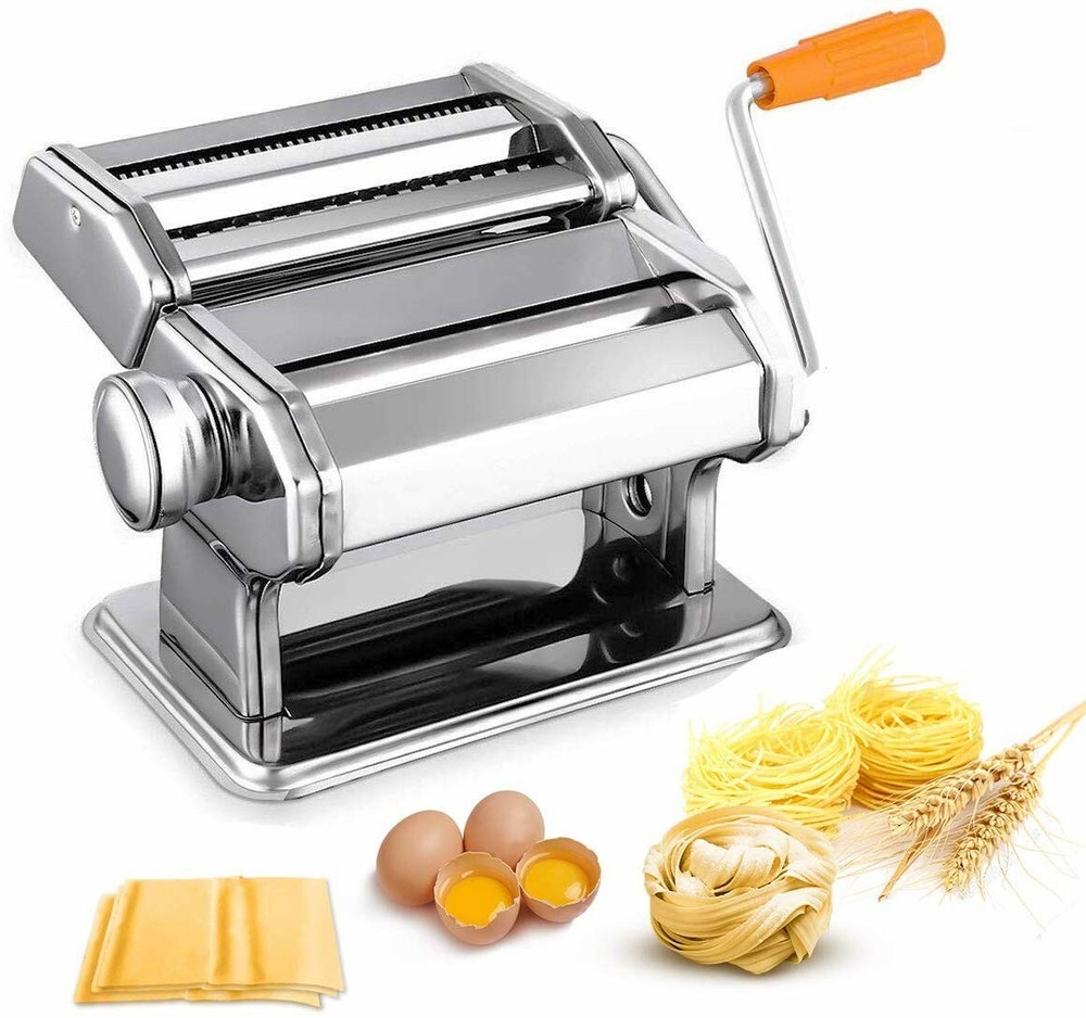6'' Wide Pasta Maker Making 3 Different Types of Pasta
