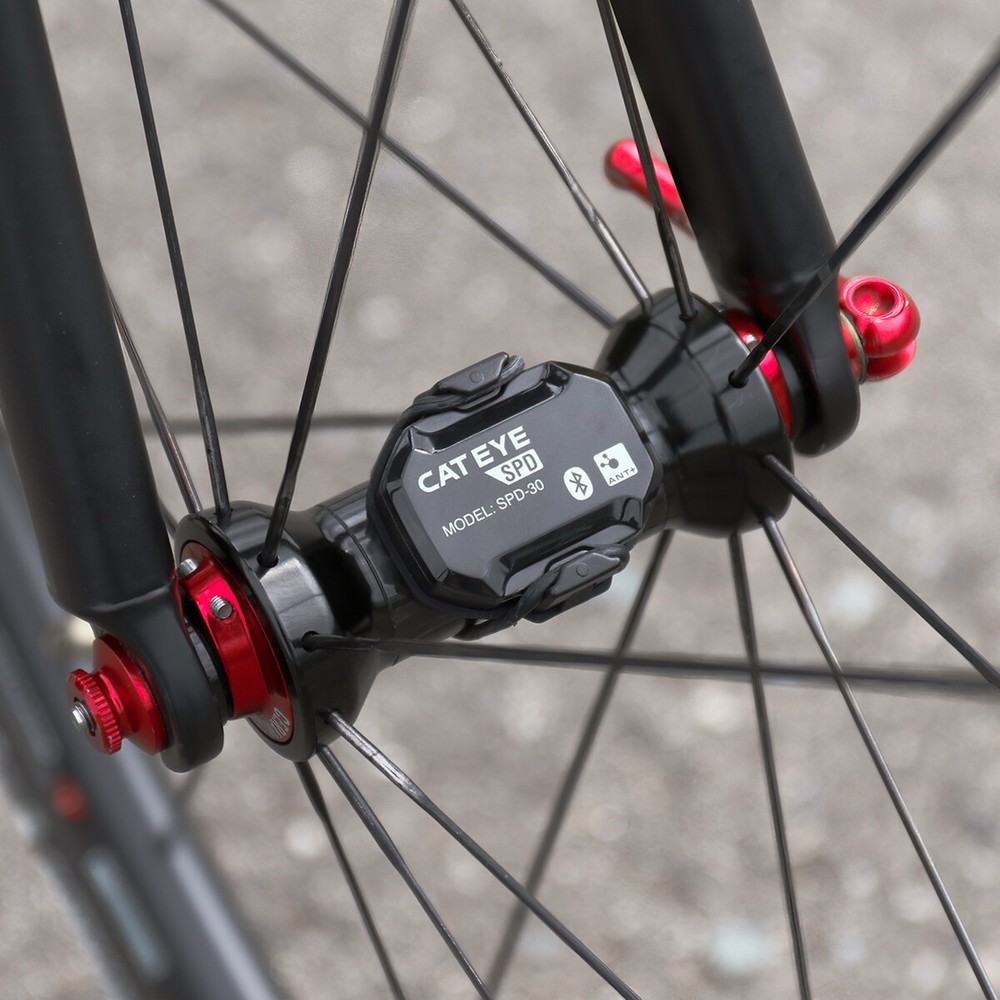 CatEye Bluetooth and ANT+ Magnetless Speed and Cadence Sensor Kit - Black