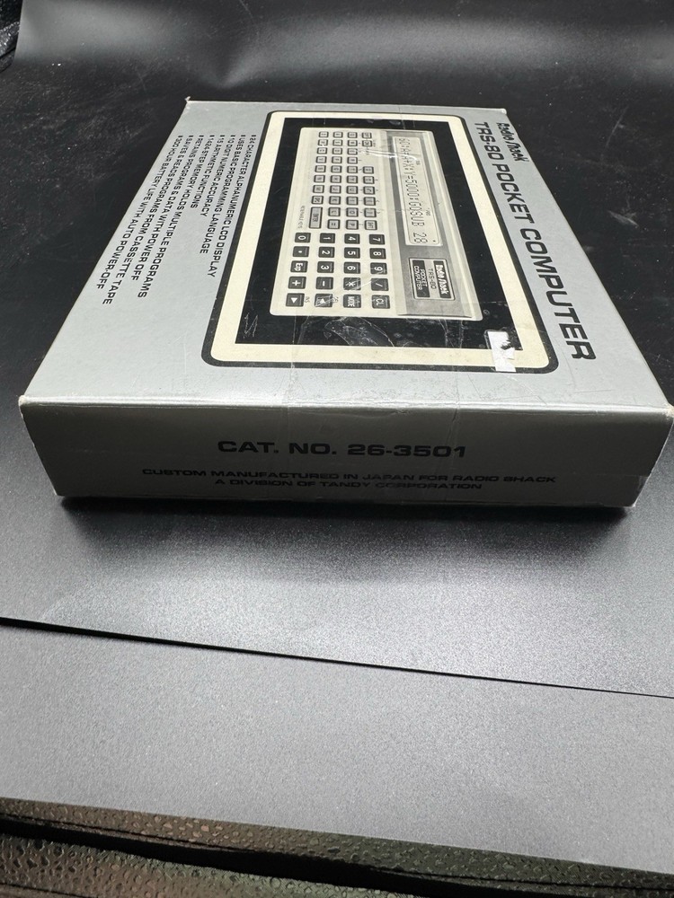 Radio Shack TRS-80 Pocket Computer Printer Cassette Interface Boxes Manuals