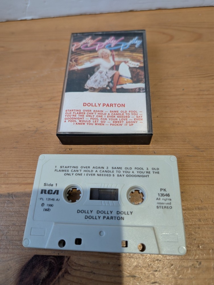 6 x Dolly Parton - Audio Cassette Tape Bundle