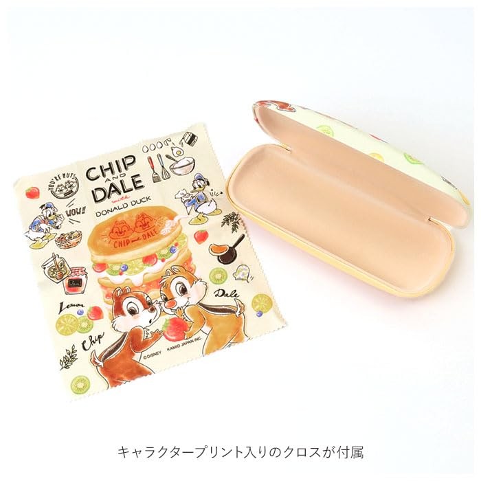 Pearl Glasses Case Cross Hard Polyester Spring Type Disney