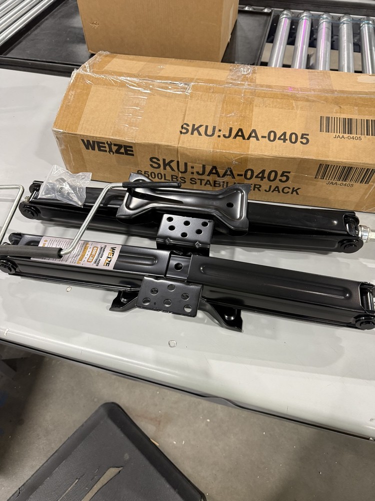 WEIZE STABILIZER (2 PACK) JACKS 6500 LBS - BLACK