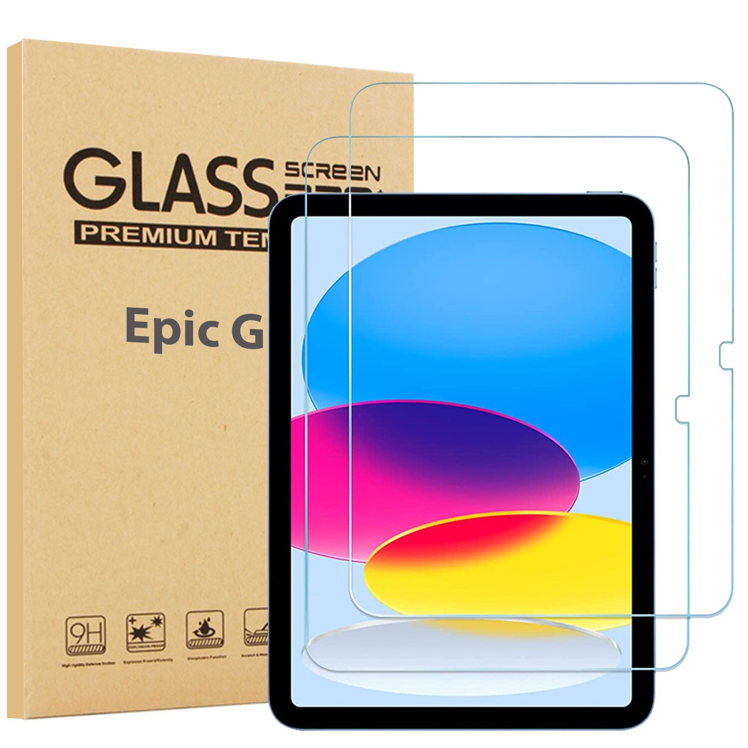 2 PCS For 2025 iPad (A16) 11-inch 11th Gen Tempered Glass Screen Protector Saver