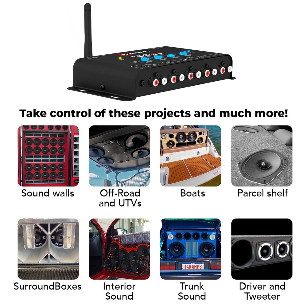 Taramps Audio Processor PRO 2.4BT – DSP Bluetooth Control via App