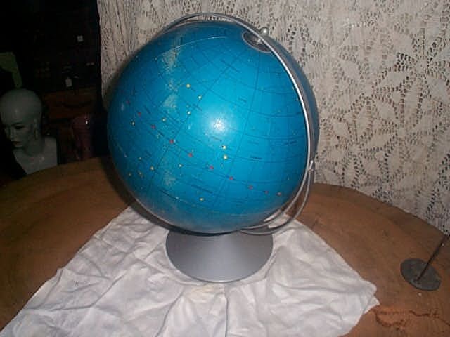 12" Apollo Celestial Globe REPLOGLE 1971 Vintage Star Constellation model