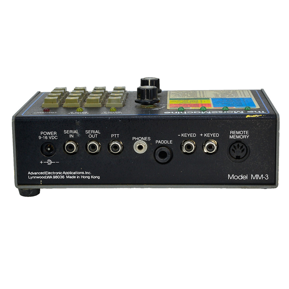 Ham Radio trainer AEA Morse Trainer Machine working w power sup word generator+