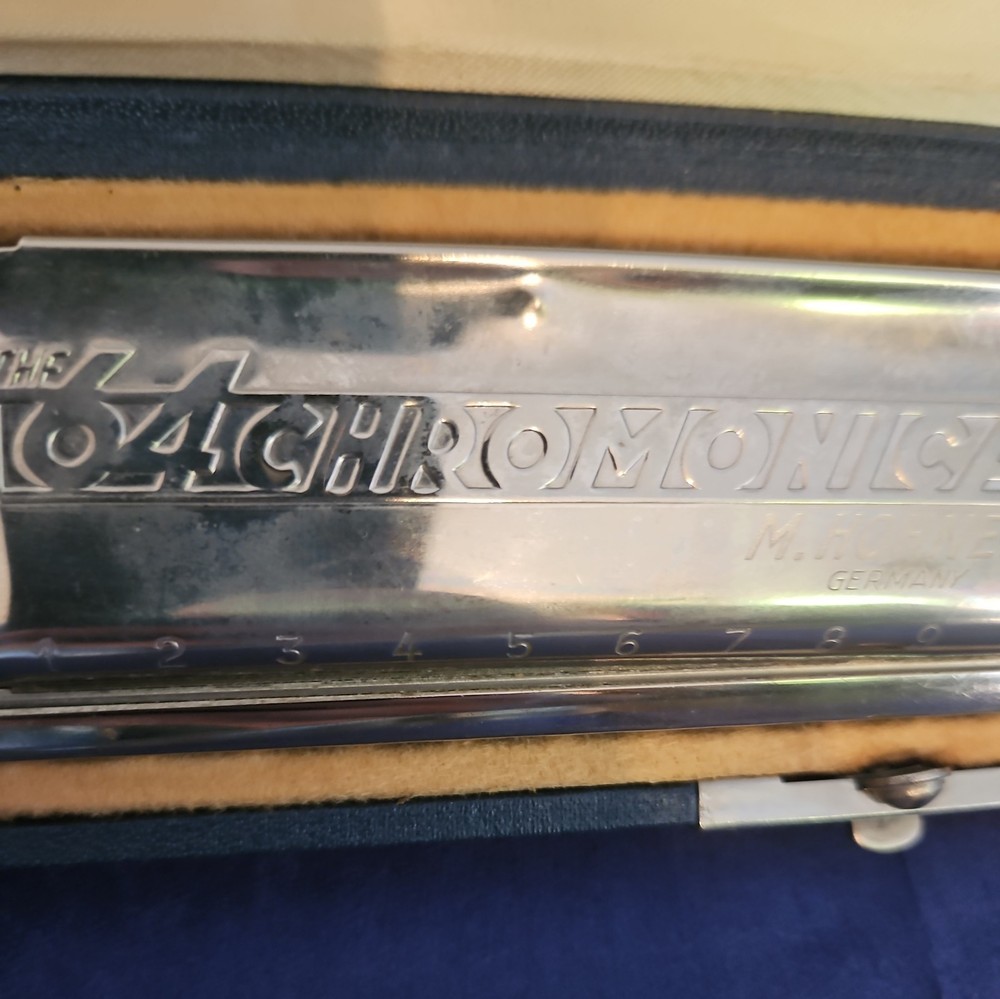 M. Hohner The 64 Chromonica Nr. 280 Harmonica in case