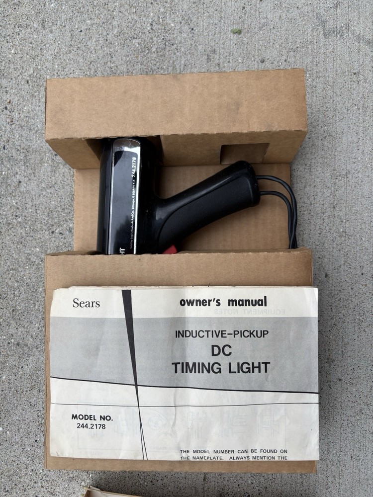Sears Clamp On Inductive Timing Light Timing Analyzer 244-2178