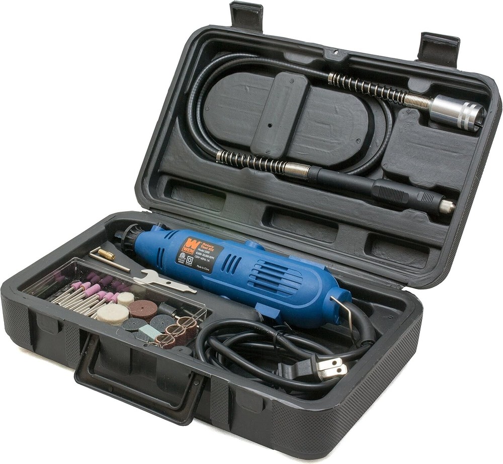 Variable Speed Rotary Tool Kit Dremel Rotary Grinder Cutter with Flex Shaft