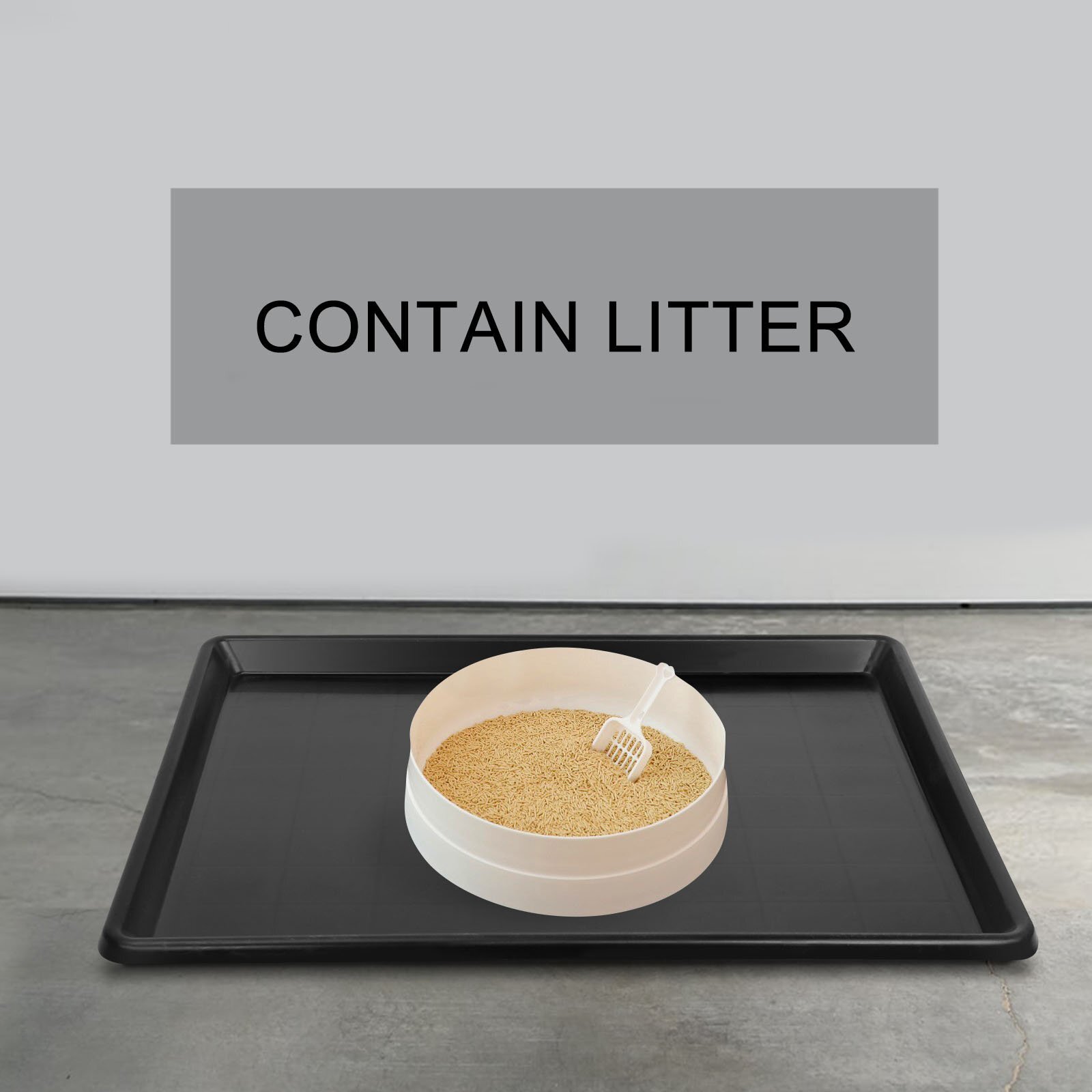 1 pc 29x19.5 inch Replacement Tray for Dog Crate Pans Plastic Bottom