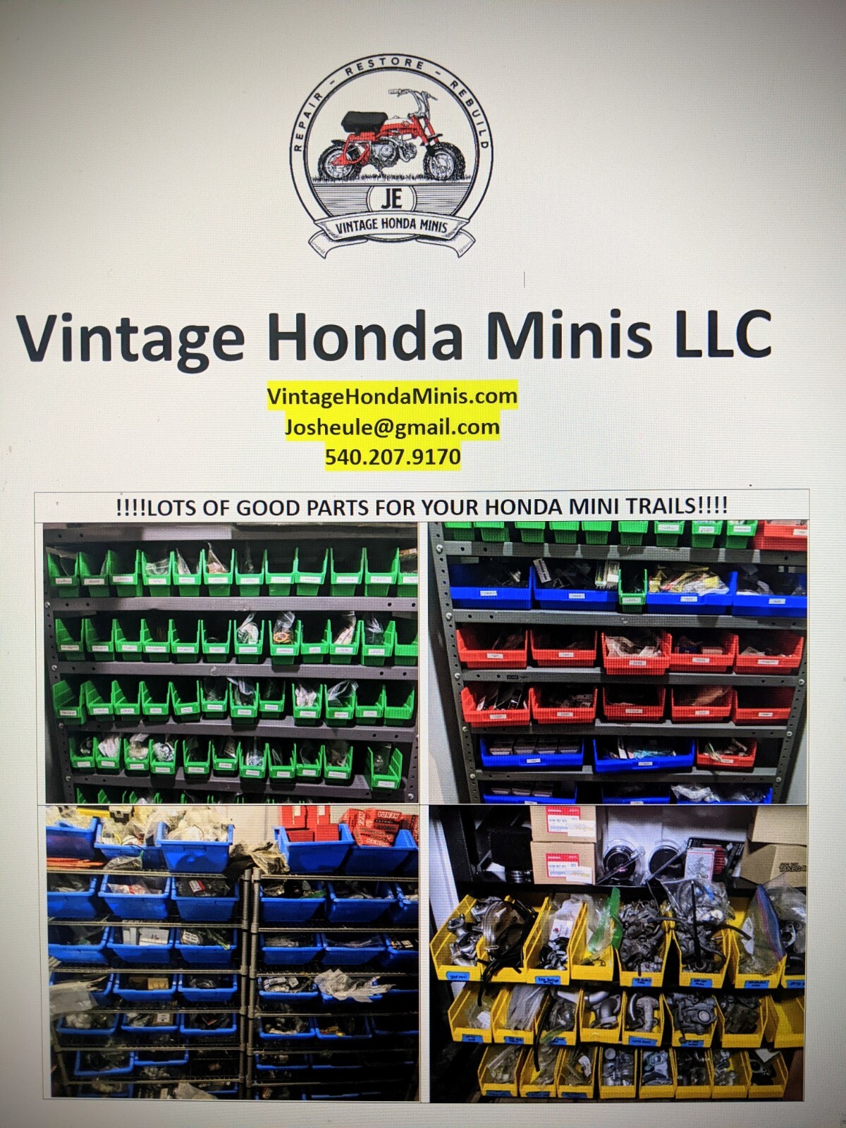 Cylinder Head - Low Profile Japanese Acorn Nut Kit - Honda Z50 CT70 SL70 ATC70