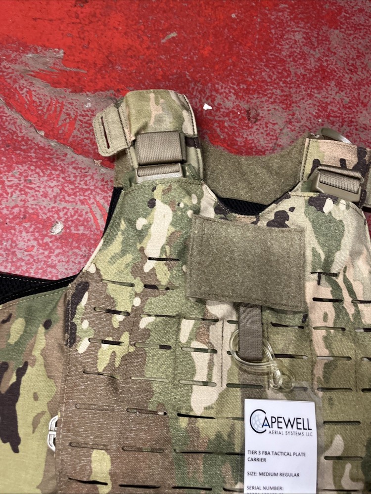Security Forces Female Tactical Plate Carrier Multicam w/ Soft Insert Small Long